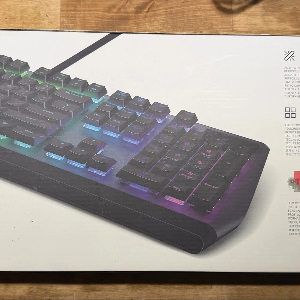 Alienware Black Keyboard with RGB Lighting